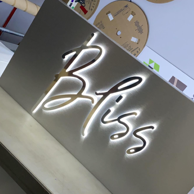Bliss Interior Signage